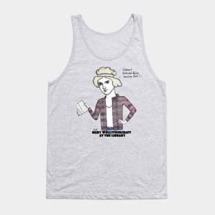 Mary Wollstonecraft At The Library Tank Top